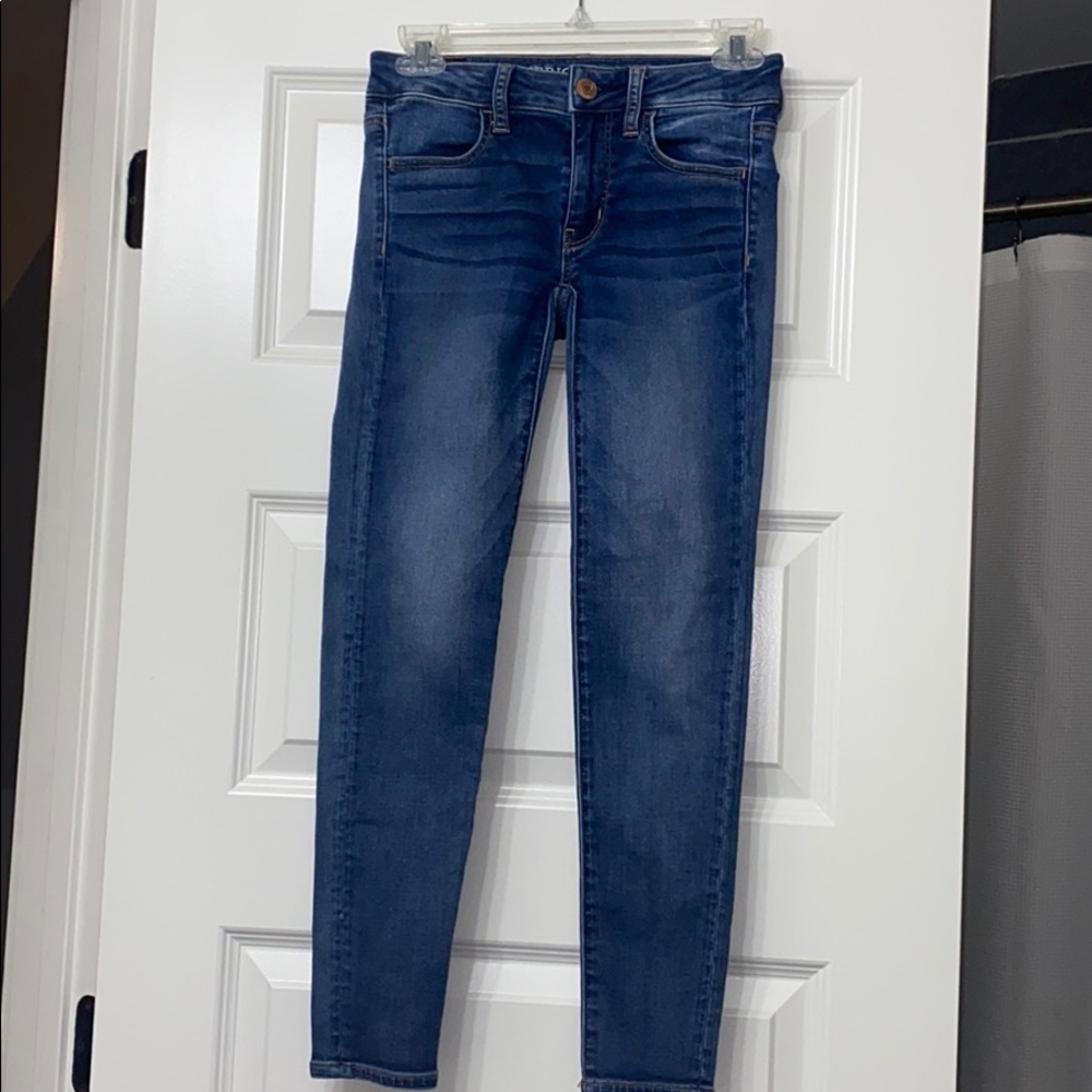 american eagle super stretch jeans (short)